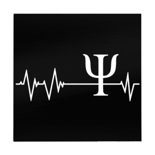 Psychology Sign Heartbeat Mahjong Mats