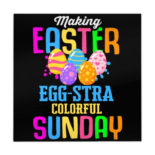 Easter Colorful Egg Dye Rabbit Egg Hunt Mahjong Mats