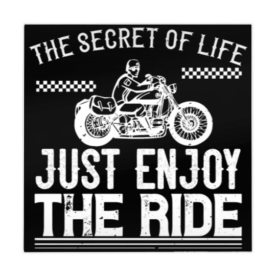 The Secret Of Life Just Enjoy The Ride Mahjong Mats
