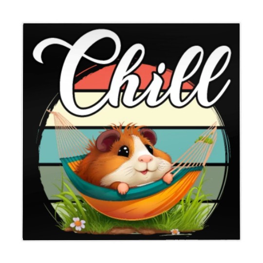 Guinea Pig Chill Relaxing for a Guinea pig Lover Mahjong Mats
