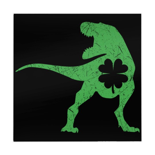 Tyrannosaurus T Rex Dinosaur St Patricks Day Irish Mahjong Mats