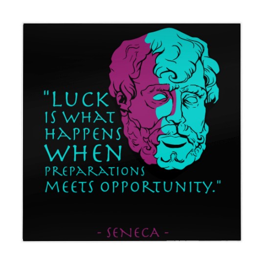 Seneca Stoic Philosophy Quote, Luck Mahjong Mats