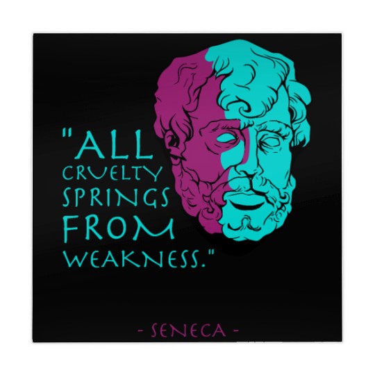 Seneca Stoic Philosophy Quote Mahjong Mats