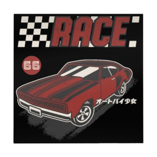 Retro Muscle Car Vintage Racing Car Lover Mahjong Mats