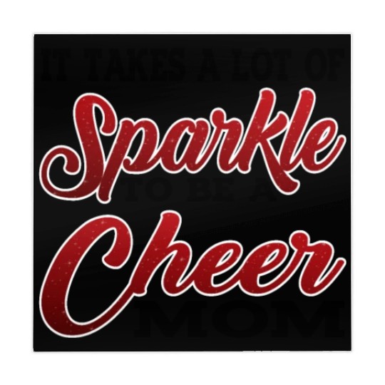 It Takes A Lot Of Sparkle To Be A Cheer Mom 2 Mahjong Mats
