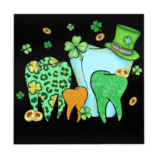 Happy Nurse Patricks Day Mahjong Mats