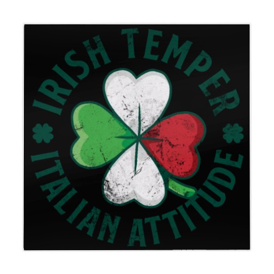 Irish Temper Italian Attitude Mahjong Mats