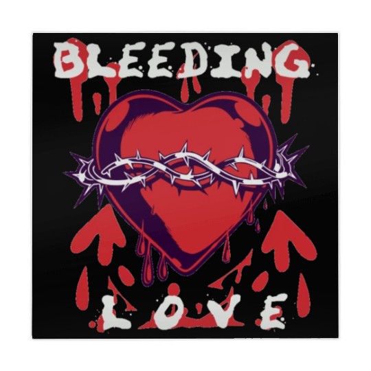 Bleeding love, heart, broken, depressed, dark Mahjong Mats