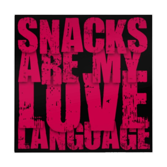 Snacks Are My Love Language Mahjong Mats