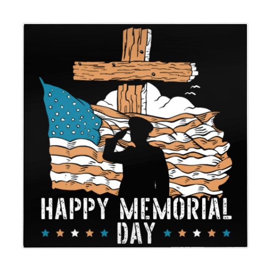 Patriotic Veteran USA Flag American Memorial Day Mahjong Mats