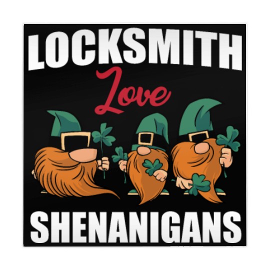 Locksmith Love Shenanigans St. Patricks Day Gnomes Mahjong Mats