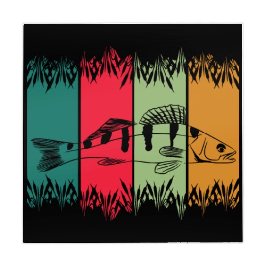 Walleye - walleye fishing Mahjong Mats