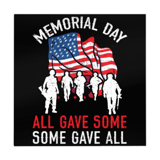 All Gave Some Some Gave All USA Flag Memorial Day Mahjong Mats