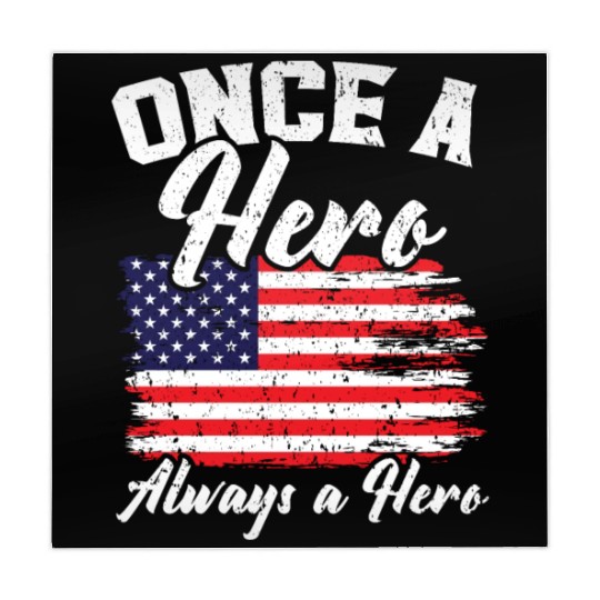 Once A Hero Always A Hero USA Flag Memorial Day Mahjong Mats