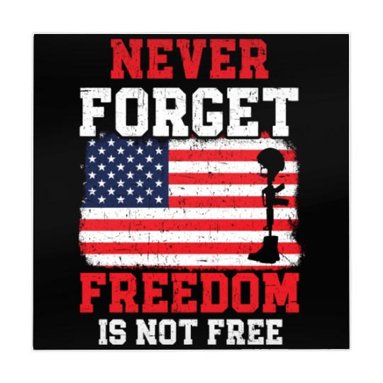Never Forget Freedom Is Not Free USA Memorial Day Mahjong Mats