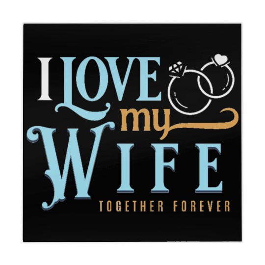 I Love My Wife, wedding, marriage, bride, groom Mahjong Mats