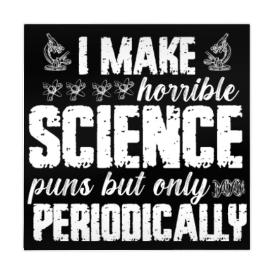 I Make Horrible Science Puns But Only Periodically Mahjong Mats