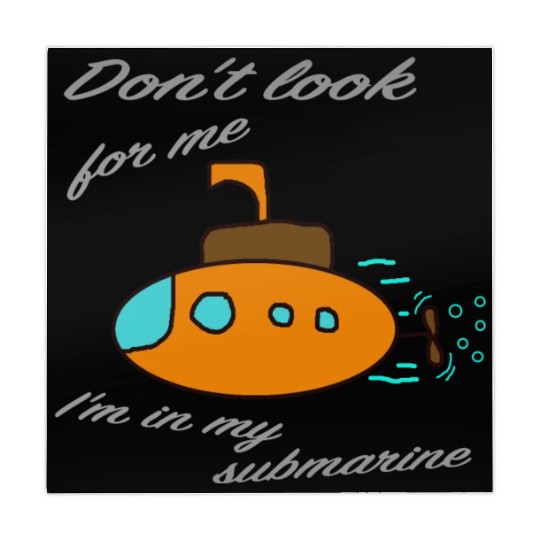 Don't look for me. I'm in my submarine. Mahjong Mats