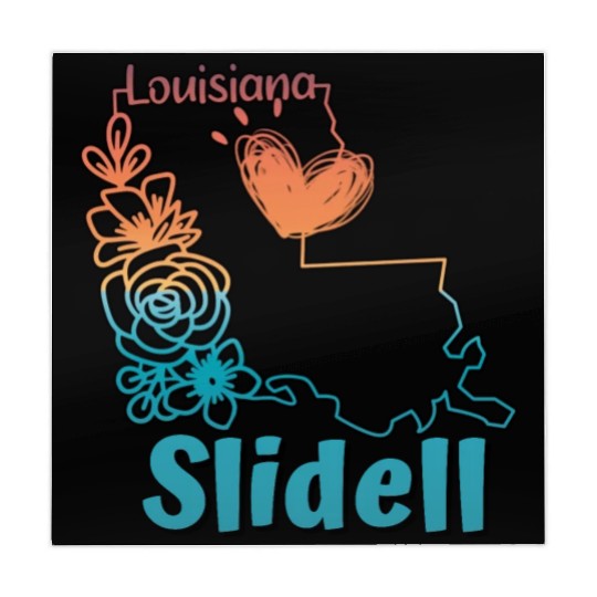 I love my home town Slidell Louisiana Mahjong Mats