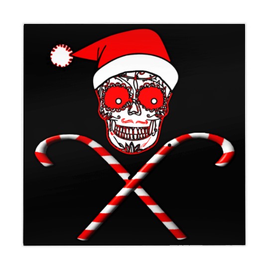 Sugar Skull And Candy Canes Mahjong Mats