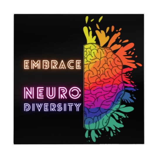 NEURODIVERSITY embrace brain awareness Mahjong Mats