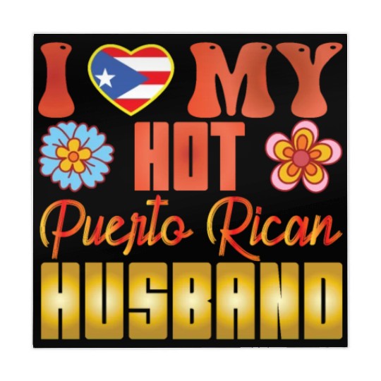 Puerto Rico I Love My Hot Puerto Rican Husband Mahjong Mats