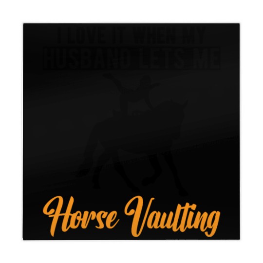 Funny Equestrian Horse Vaulting Wife Mahjong Mats
