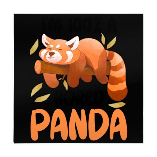 Red Panda Bored Cute Animal Lazy Animal Lover Mahjong Mats