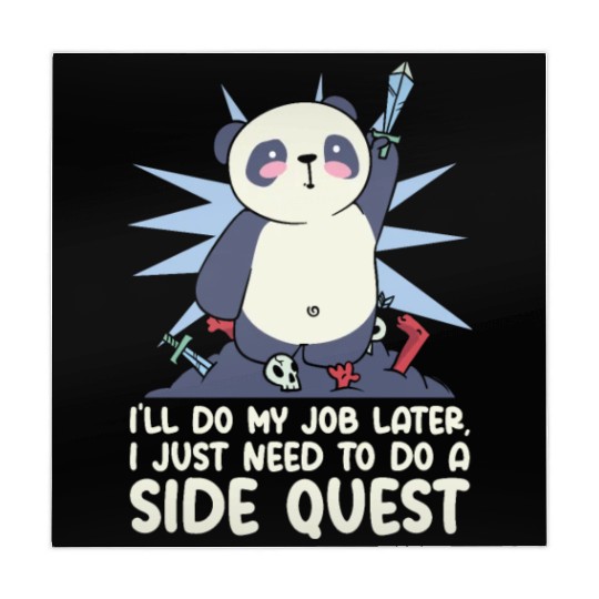 Procrastinating Panda Lover Side Quest Panda Mahjong Mats