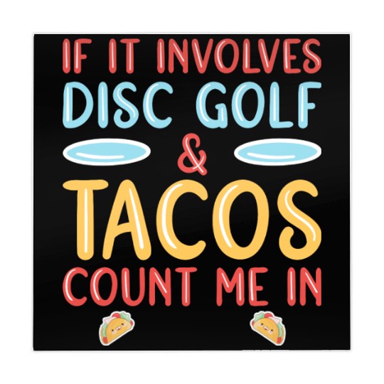 Tacos Disc Golf Mahjong Mats