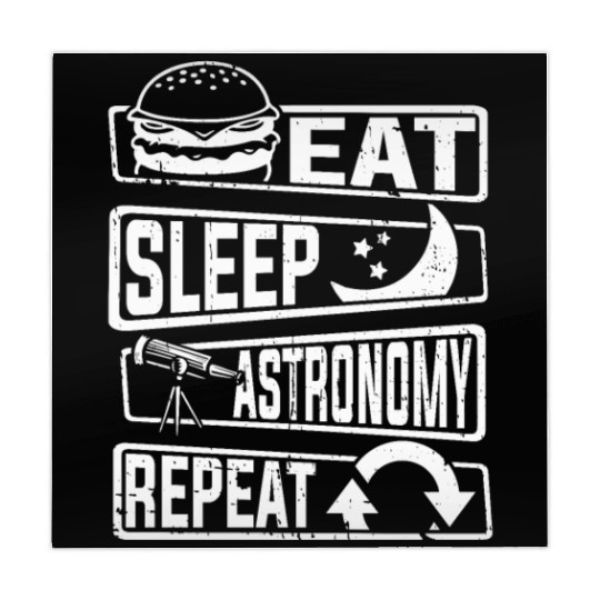 Eat Sleep Astronomy Repeat Cosmologist Astronomer Mahjong Mats