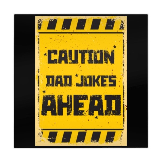 Caution Dad Jokes Ahead, funny dad Mahjong Mats