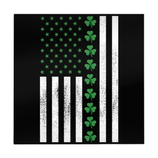 IRISH American Flag Shamrock St.Patrick's Day Mahjong Mats
