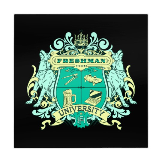 Insignia of University Freshman - Coat of arms Mahjong Mats