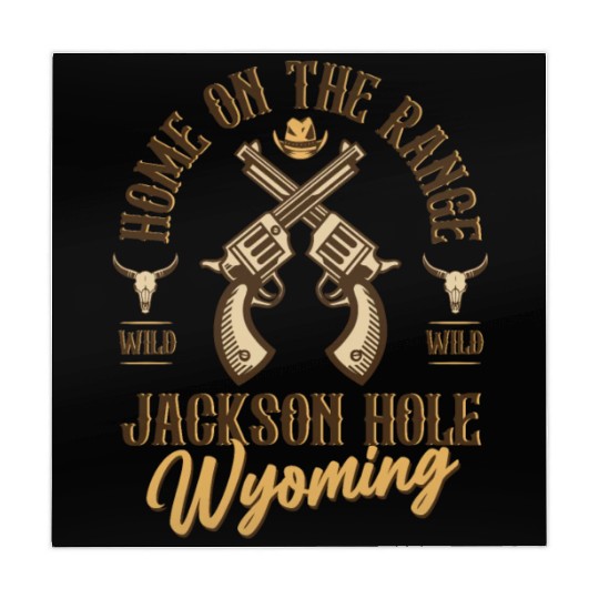 Jackson Hole Wyoming wild west town Mahjong Mats