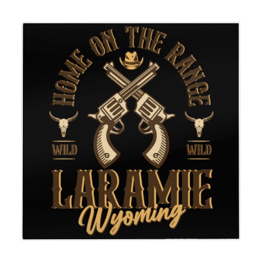 Laramie Wyoming wild west town Mahjong Mats