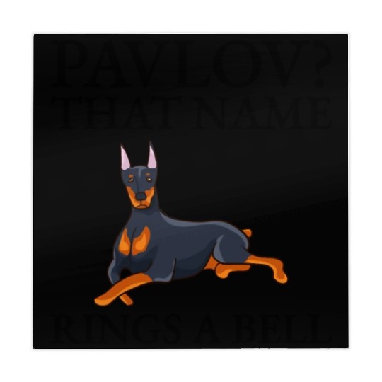 Pavlov That Name Rings A Bell Doberman Funny Mahjong Mats