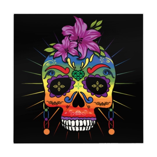 Flower Dia De Los Muertos LGBTQ LGBT Pride Month Mahjong Mats