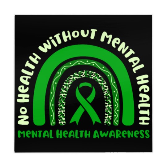 No Health Without Mental Health Awareness Mahjong Mats