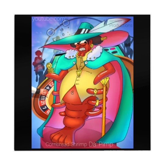 Cornbread Shrimp Da' Pimp Mahjong Mats