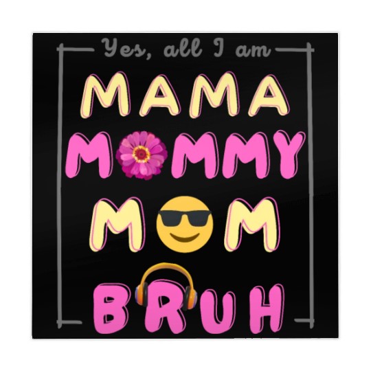 Cool Ma Ma Mama Mommy Mom Bruh Funny Mother's Day Mahjong Mats