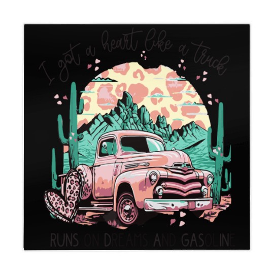 I Got A Heart Like a Truck Mahjong Mats