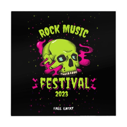 Skull Givin' Raspberry Dk , Rock music Mahjong Mats