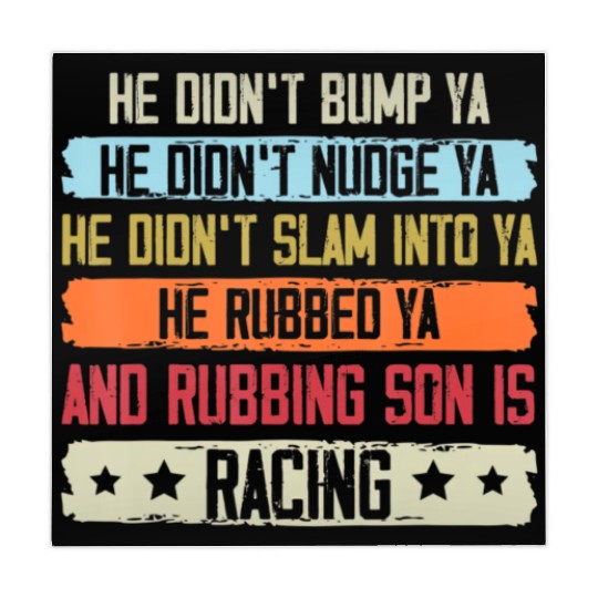 Funny Dirt Track Racing Sprint Car Speedway Racer Mahjong Mats