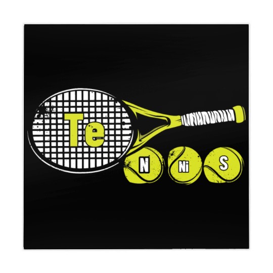 Funny Science Sport Tennis Periodic Table Mahjong Mats