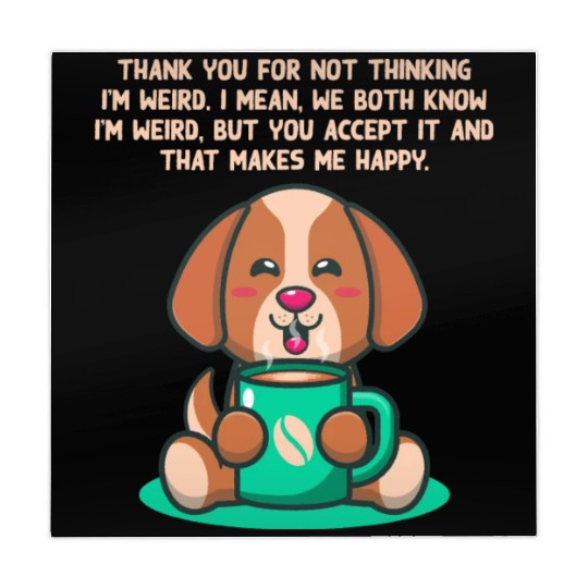 Thank You for Accepting My Weirdness Introvert Ner Mahjong Mats