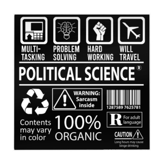 Political Science Mahjong Mats - Multitasking Job Gift