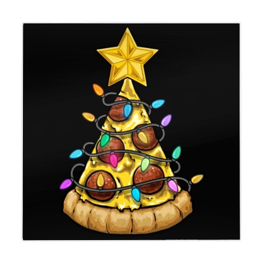 Christmas Pizza Christmas Light Mahjong Mats
