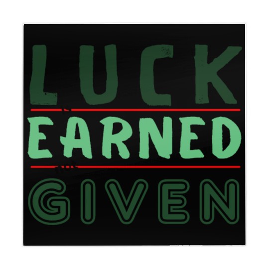 green Luck is earned not given Mahjong Mats