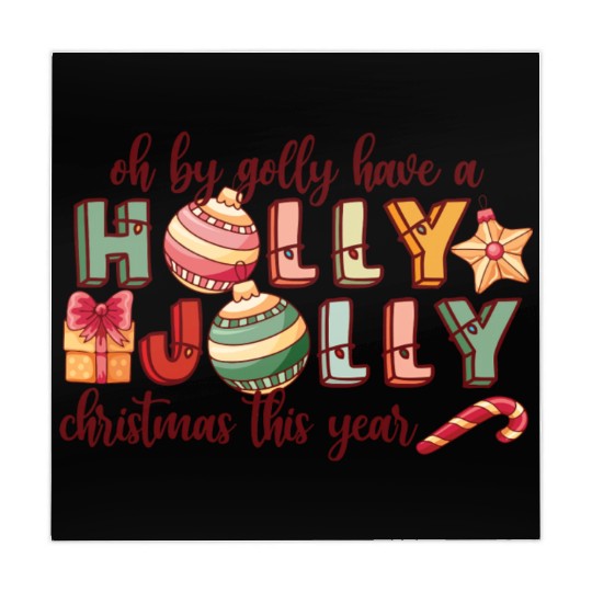 Have A Holly Jolly Christmas Mahjong Mats